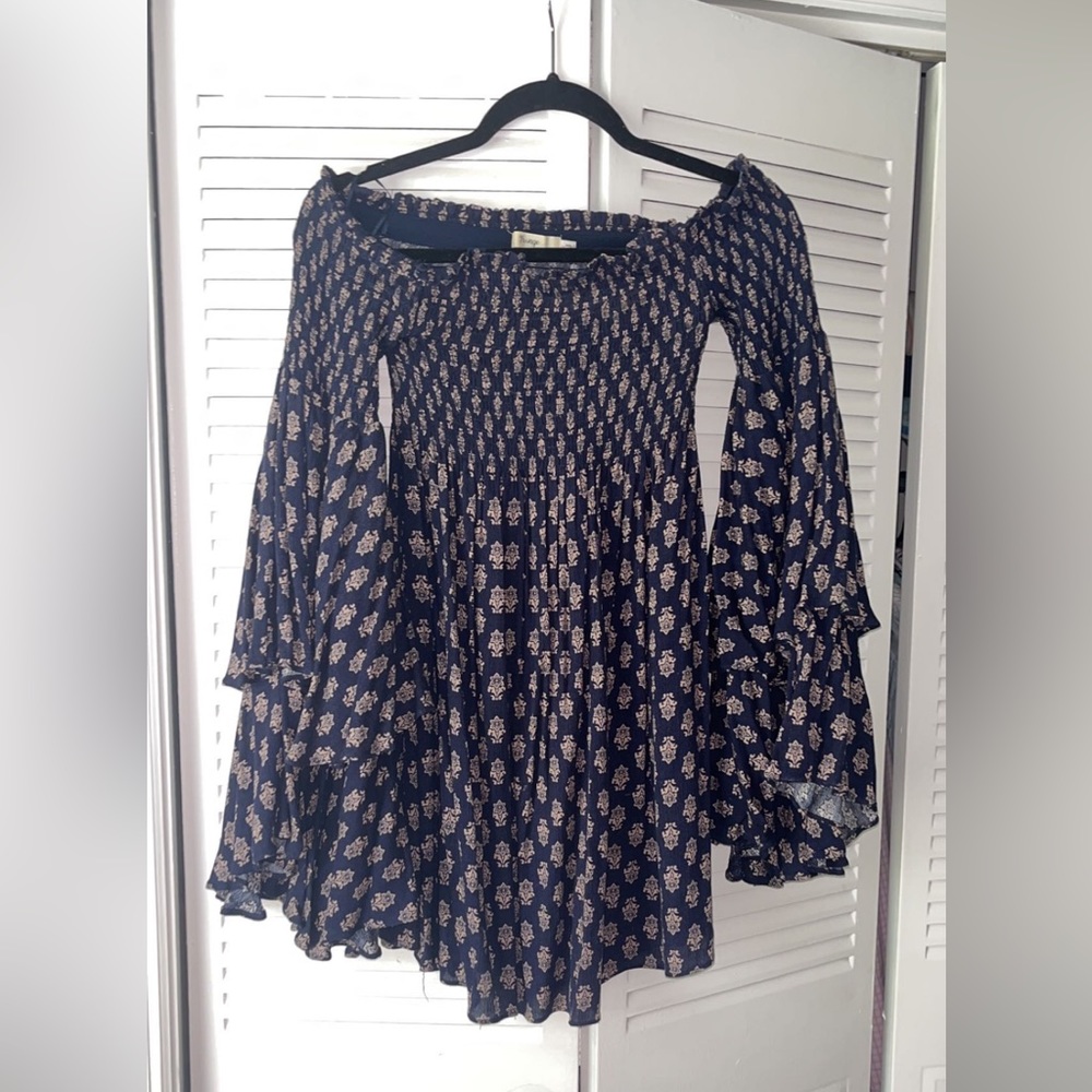 Beautiful flowy off the shoulder dress